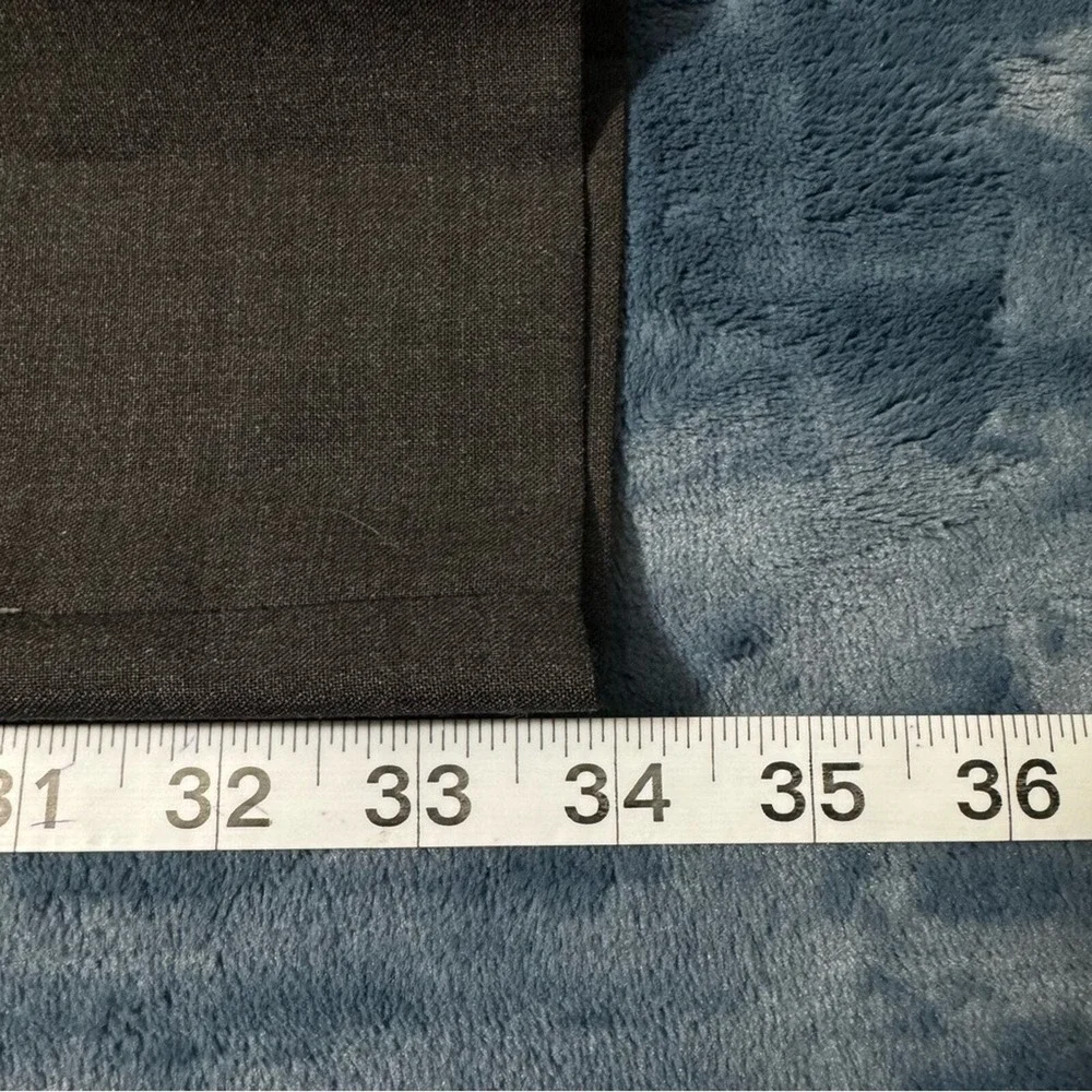 Banana Republic Tailored Slim Fit 100% Wool Black Pants Size 33